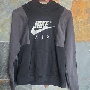 Nike Air Black and Gray Hoodie